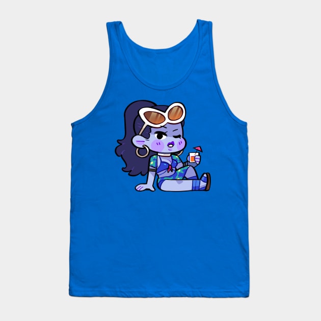 Beach Widowmaker Tank Top by giraffalope